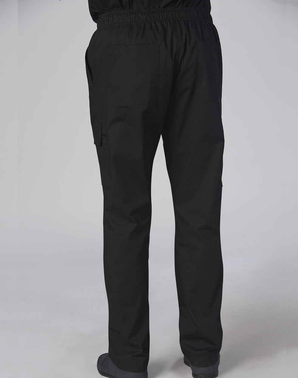 Benchmark CP03 MENS FUNCTIONAL CHEF PANTS Black Black - WEARhouse