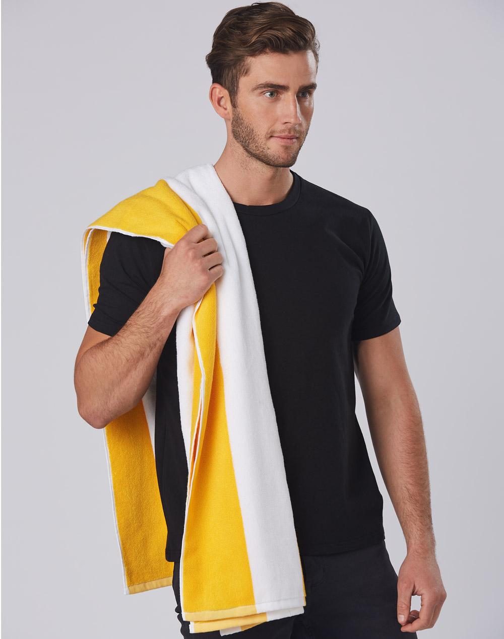 TW07 STRIPED BEACH TOWEL - WEARhouse