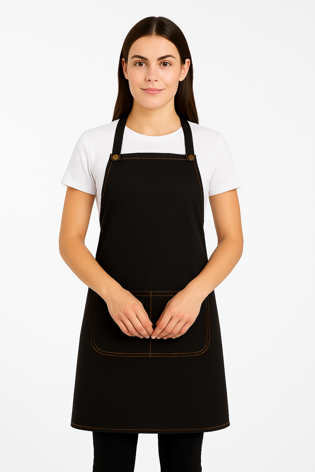 5ACBD Cross Back Denim Apron