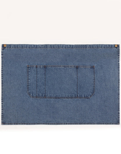Benchmark AP10 East Village Half Denim Look Apron
