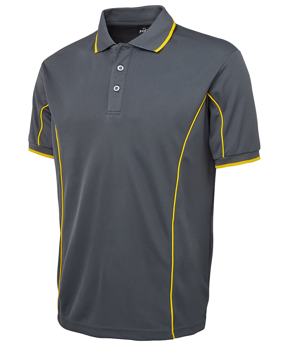 PODIUM S/S PIPING POLO 7PIP