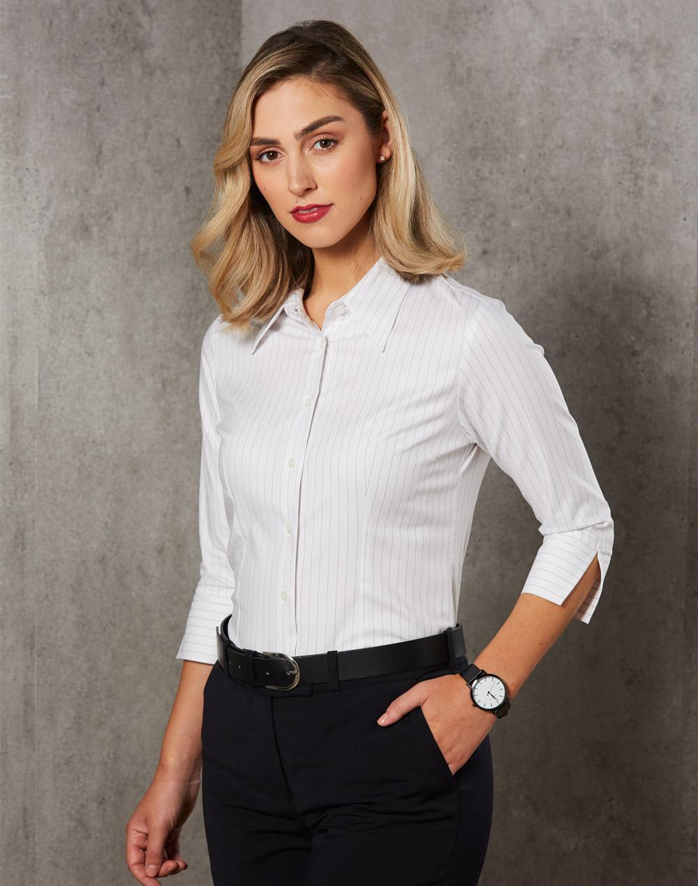 Benchmark BS18 Pin Stripe Ladies - WEARhouse