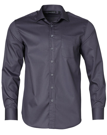 Benchmark M7110L BARKLEY MENS TAPED SEAM LONG SLEEVE SHIRT - WEARhouse