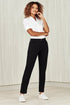 BIZ CARE WOMENS COMFORT WAIST SLIM LEG PANT CL953LL - WEARhouse