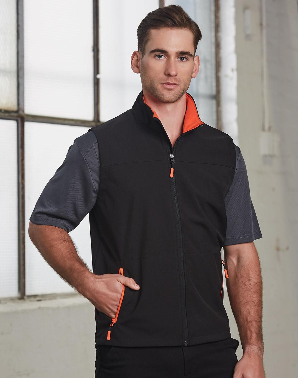 JK45 ROSEWALL SOFT SHELL VEST Men&