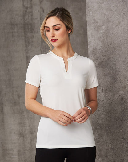 M8840 LADIES SHORT SLEEVE KNIT TOP SOFIA - WEARhouse