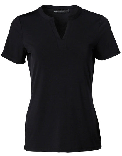 M8840 LADIES SHORT SLEEVE KNIT TOP SOFIA - WEARhouse