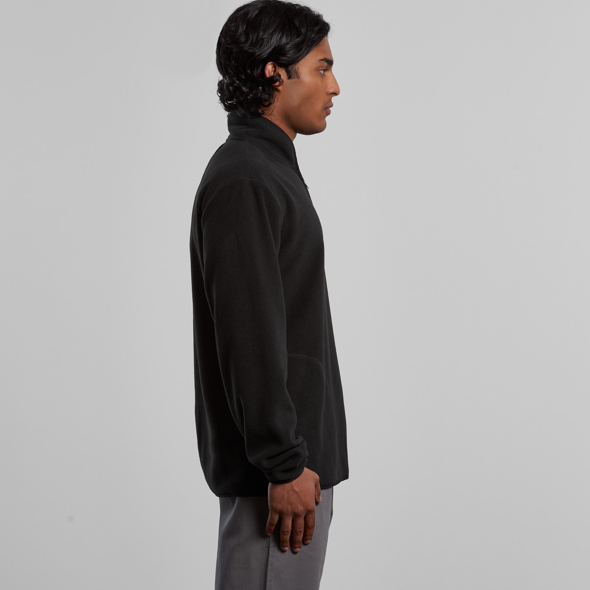 MENS MICROFLEECE HALF ZIP CREW - 5147 - WEARhouse