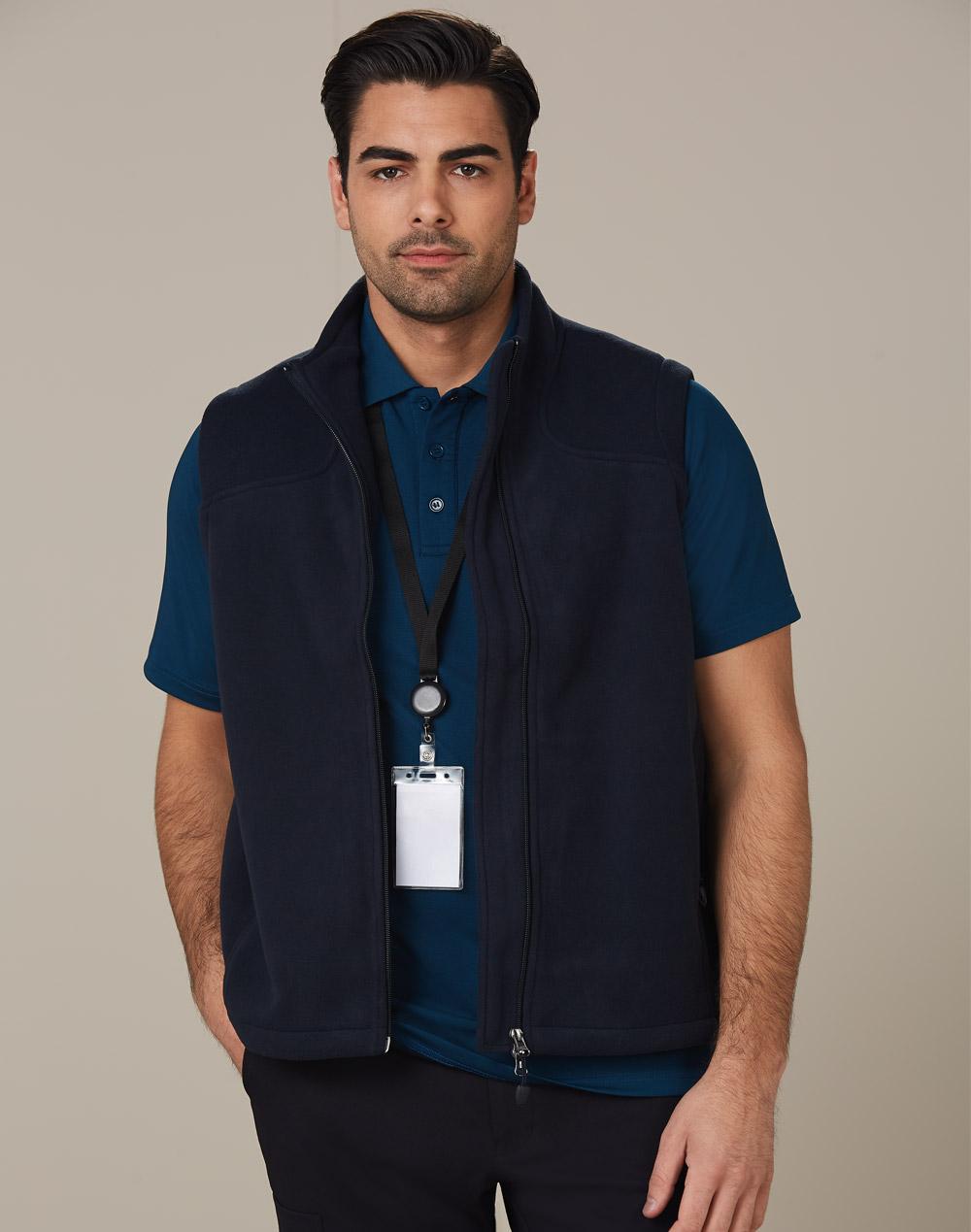 PF09 Diamond Fleece Vest Men&