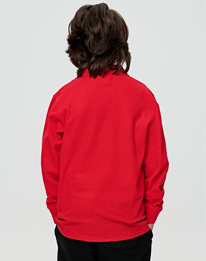 PS12K KIDS TRADITIONAL POLY/COTTON PIQUE KNIT LONG SLEEVE POLO - WEARhouse