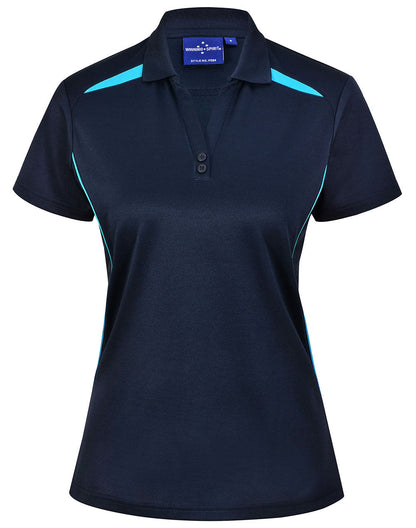 PS94 LADIES SUSTAINABLE POLY/COTTON CONTRAST SS POLO (Sizes 18-24) - WEARhouse