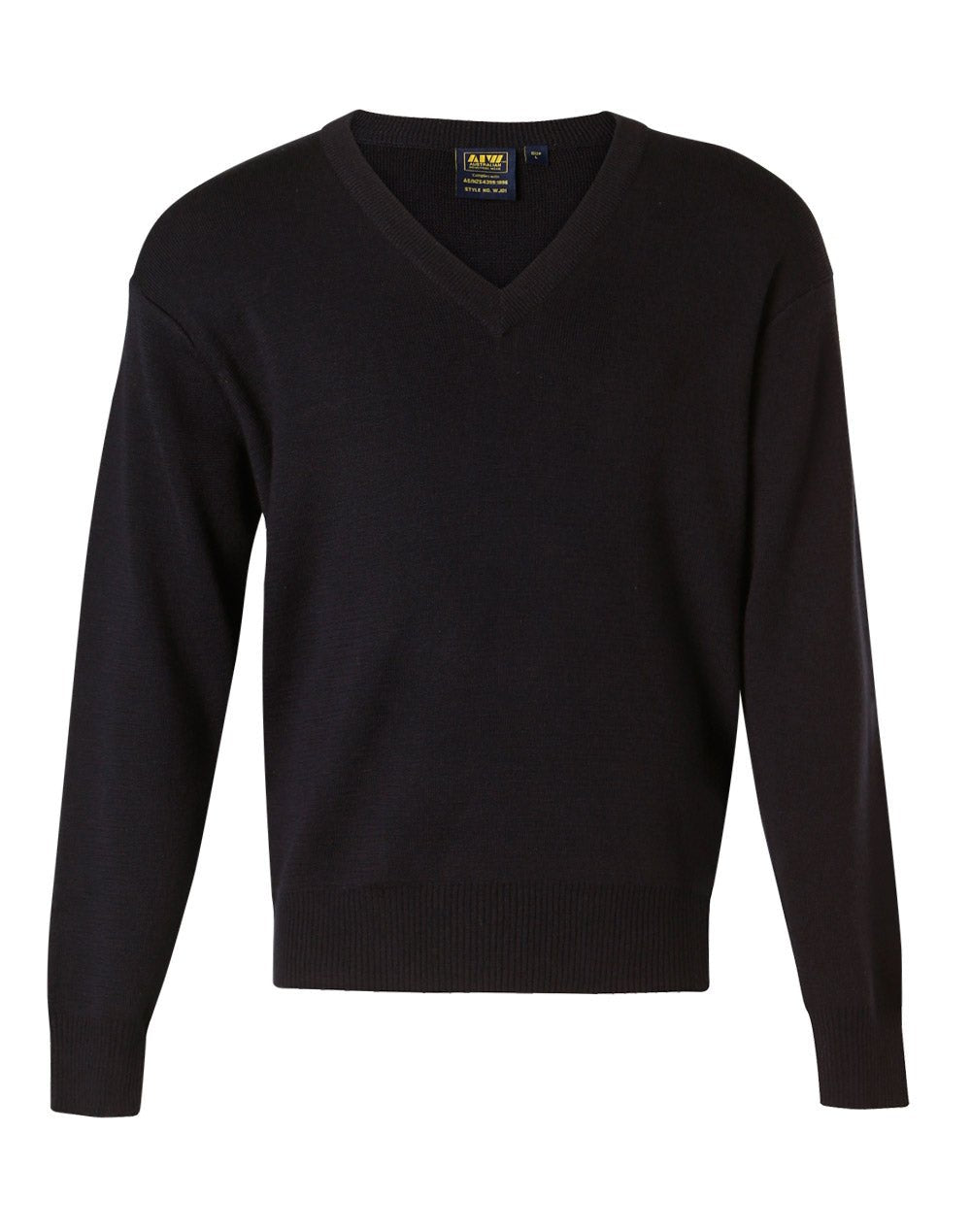 WJ01 Unisex Wool/ Acrylic V-Neck Jumper - WEARhouse