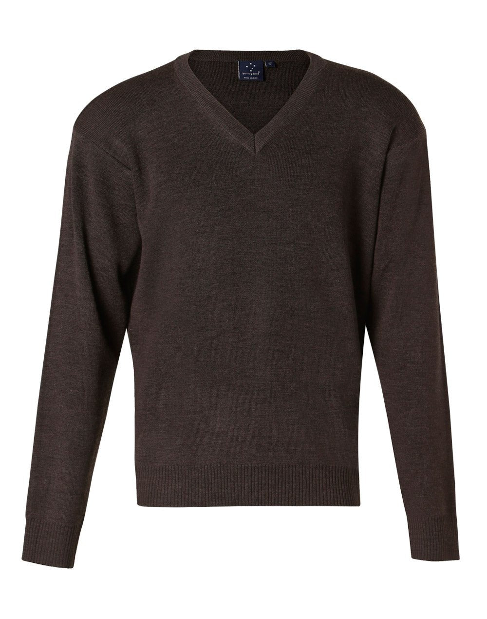 WJ01 Unisex Wool/ Acrylic V-Neck Jumper - WEARhouse