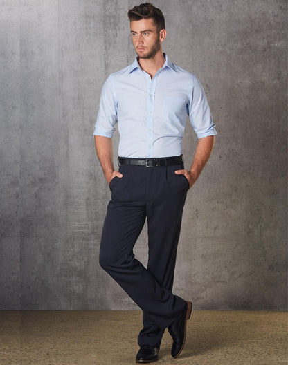 WP01S (Stout) Permanent Press Pants - WEARhouse