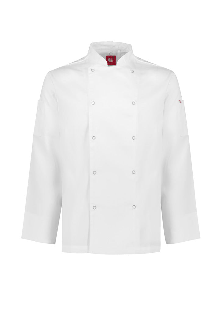 Zest Mens L/S Chef Jacket CH232ML - WEARhouse